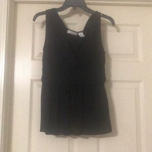 Black tank top